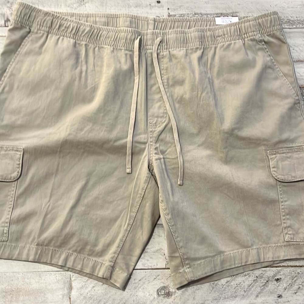 [g] George Soft Cargo 6 Pocket Shorts AVAILABLE IN BLACK or‎ KHAKI
